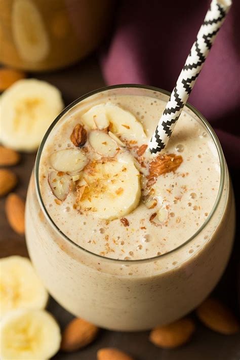 How many protein are in honey almond smoothie, 12 oz - calories, carbs, nutrition
